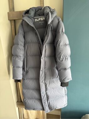 Aritzia super puff long in vintage navy